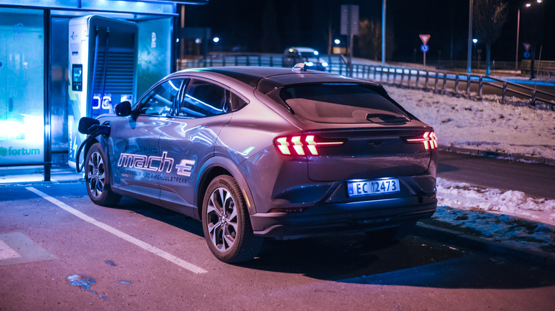 ford mustang mach-e electric suv charging