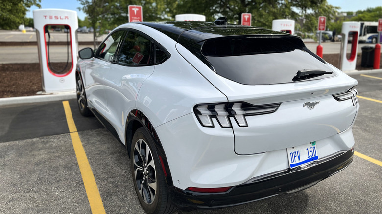 Mustang Mach E Supercharging Station