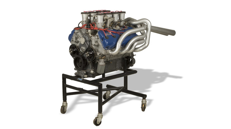 Ford Calliope V8 on a white background