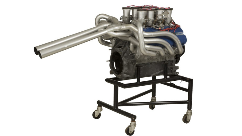 Ford Calliope V8 engine on a white background