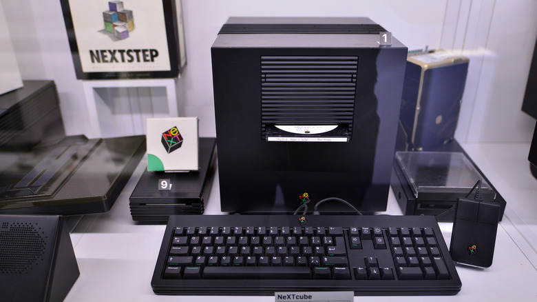 The NeXTcube on display