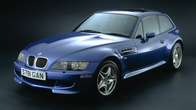 The BMW Z3 M Coupe in blue