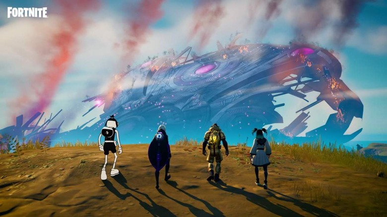 Fortnite The End art