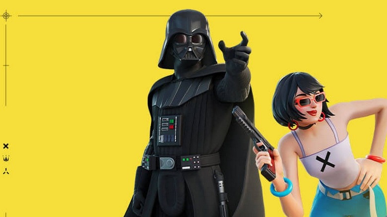 Darth Vader skin in Fortnite.