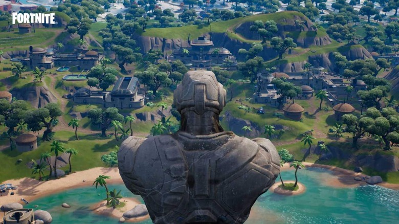 Fortnite The Foundation statue