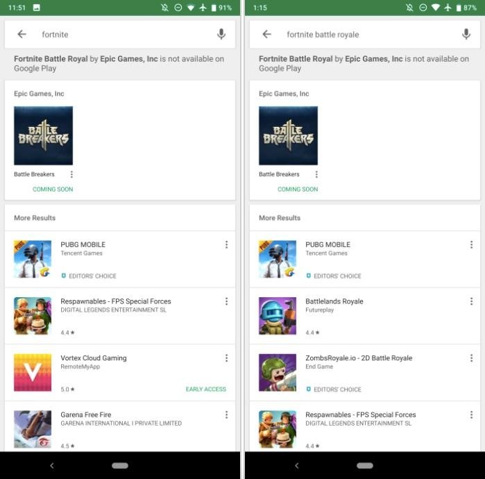 Fortnite for Android finally available on Google Play Store