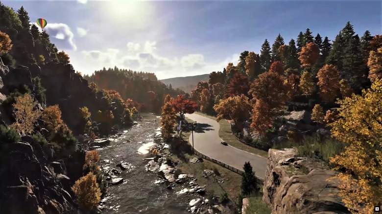 Forza Motorsport trailer scenery