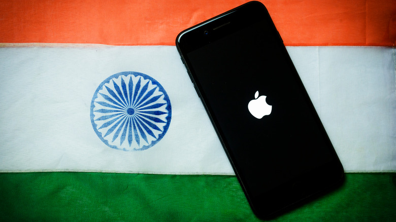 iPhone India flag