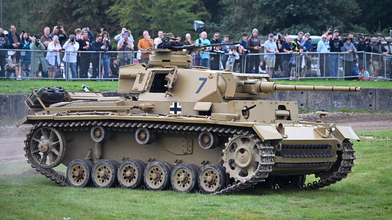 German Panzer III tank display