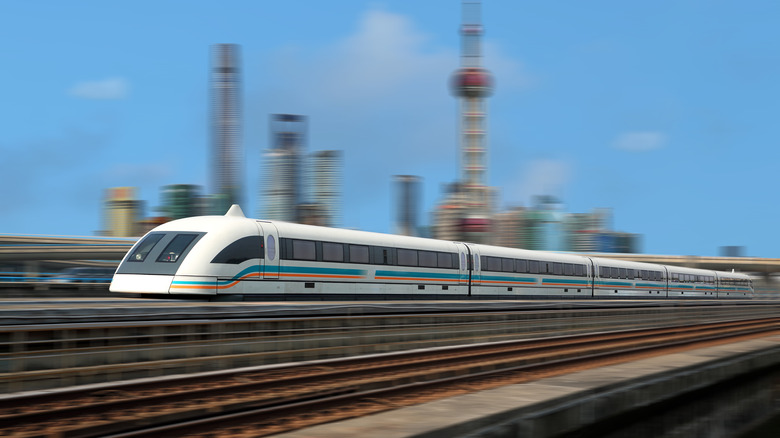 Maglev train in China