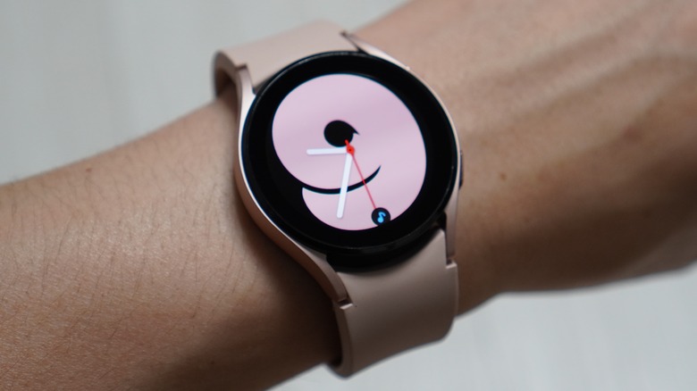 Galaxy Watch 4 on wrist