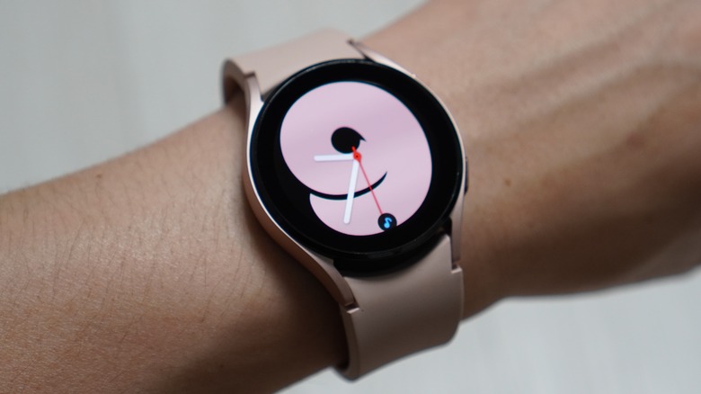 Galaxy Watch 4 on wrist