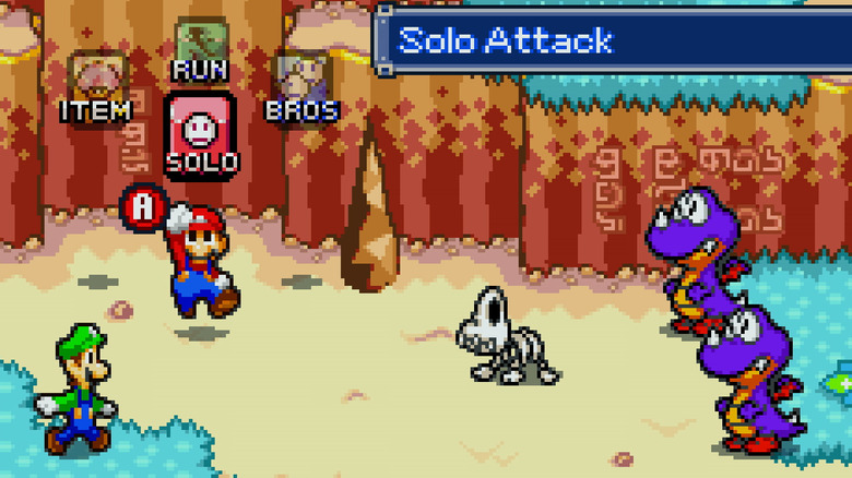 Screenshot Mario Luigi game