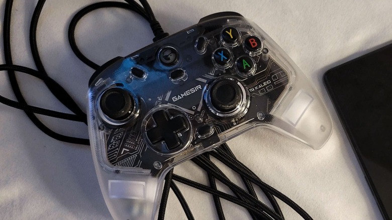 The Gamesir controller powered down