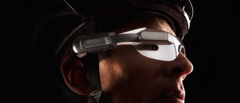 Garmin Varia Vision is a headset display for cyclists