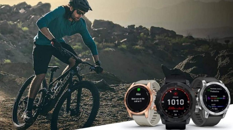 Garmin smartwatches together