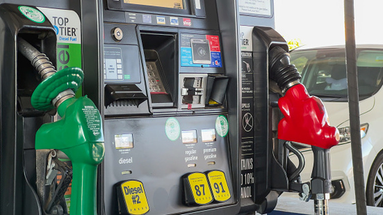 A fuel pump with both gasoline and diesel options