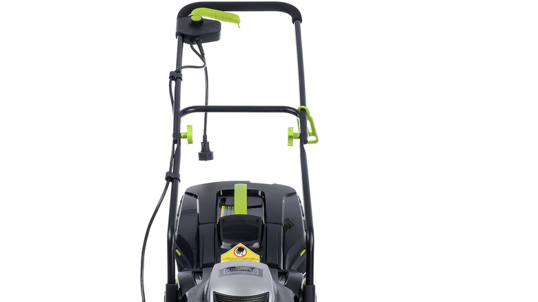 American Lawn Mowers electric mower on white background