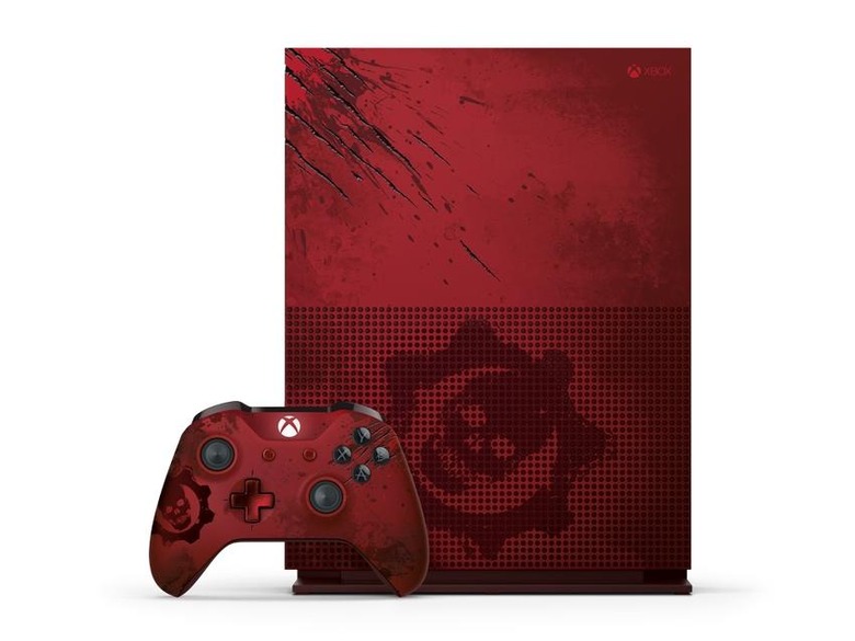 Microsoft Xbox One S Gears of War 4 Limited Edition 2 TB Crimson Red  Console for sale online