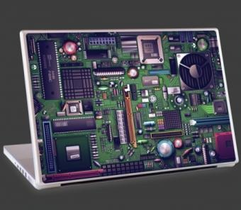 Motherboard laptop skin from Gelaskins