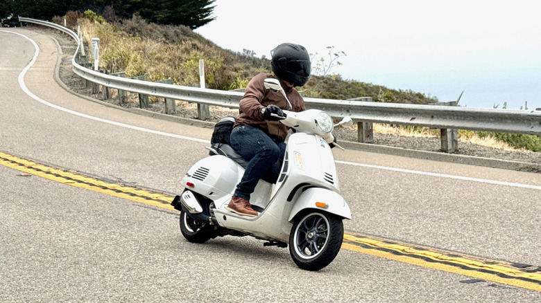 2026 Vespa Gts Super 310 riding on PCH