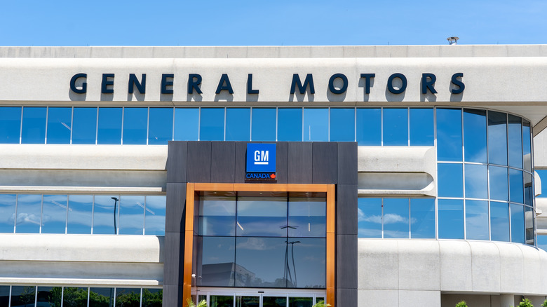 A General Motors building in Canada