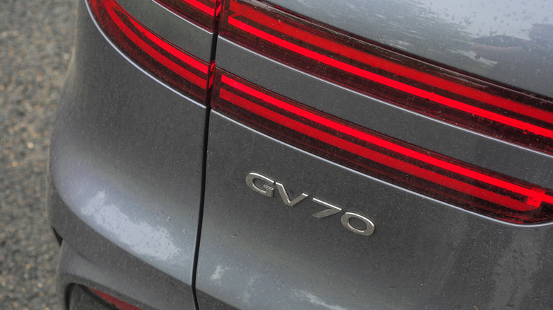2026 Genesis GV70 rear badge