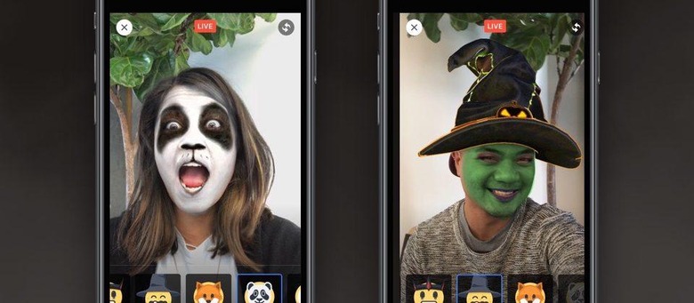 Get spooky on Facebook Live with Halloween-themed filters