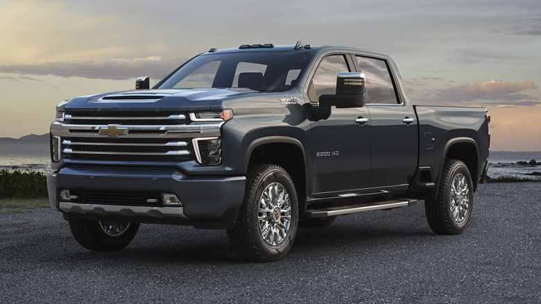 A Chevrolet Silverado parked outdoors