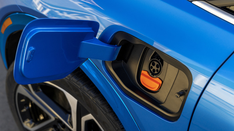 Equinox EV charging port
