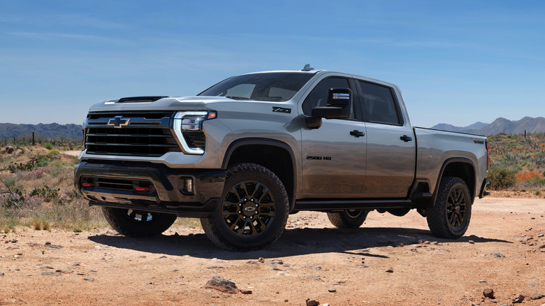 Chevrolet Silverado HD Trail Boss in the desert