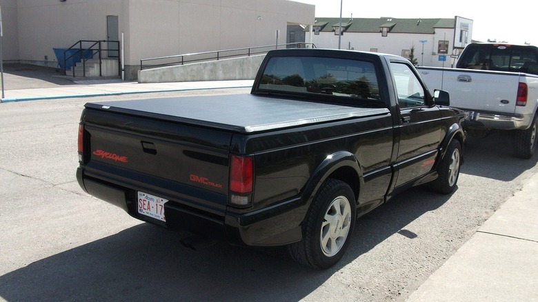 GMC Syclone parked roadside