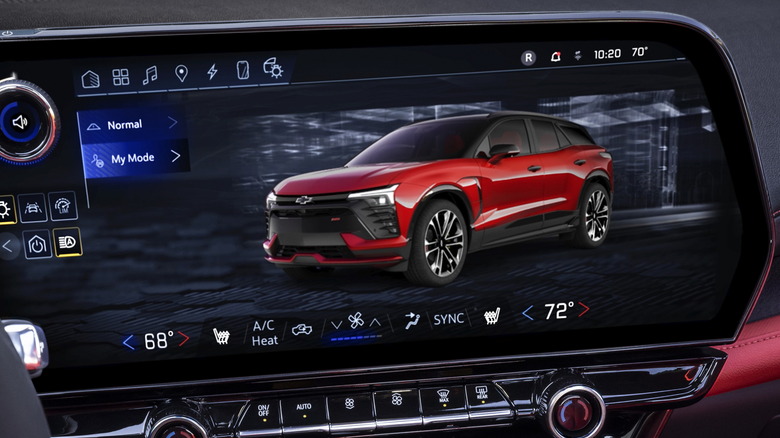 2024 Blazer EV dashboard