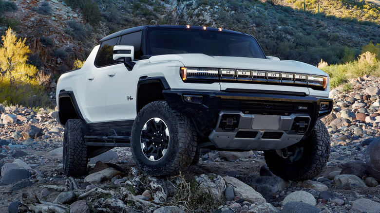 GMC Hummer EV off-roading