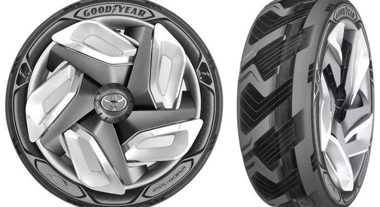 Goodyear concept tire helps power electric cars