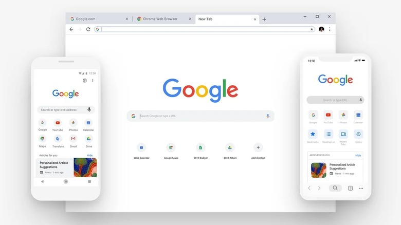 Chrome on desktop, Android, and iOS