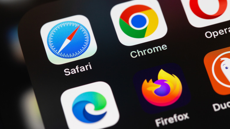 Browsers app on home screen