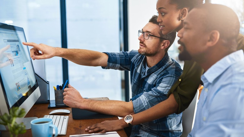 Multiple people sharing a computer 
