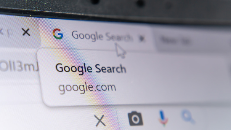 Google Chrome tab