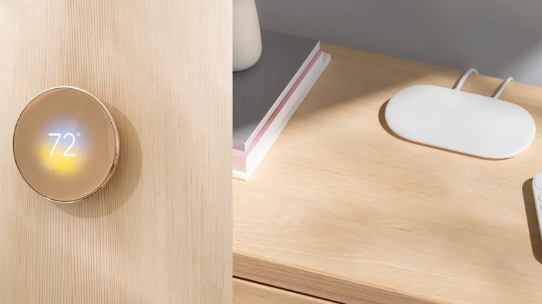 Google TV Streamer controlling Nest Thermostat