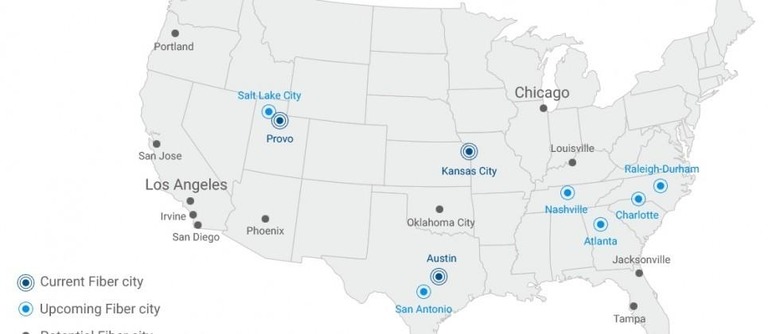 Google Fiber adds Los Angeles, Chicago to potential cities list