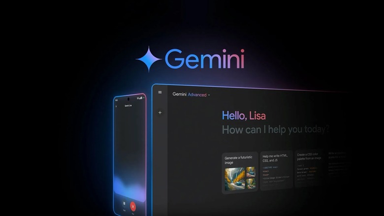 Google Gemini on phone and computer
