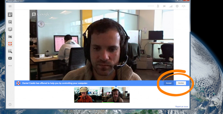 Google Plus Hangouts get Remote desktop feature using Chrome technology 1