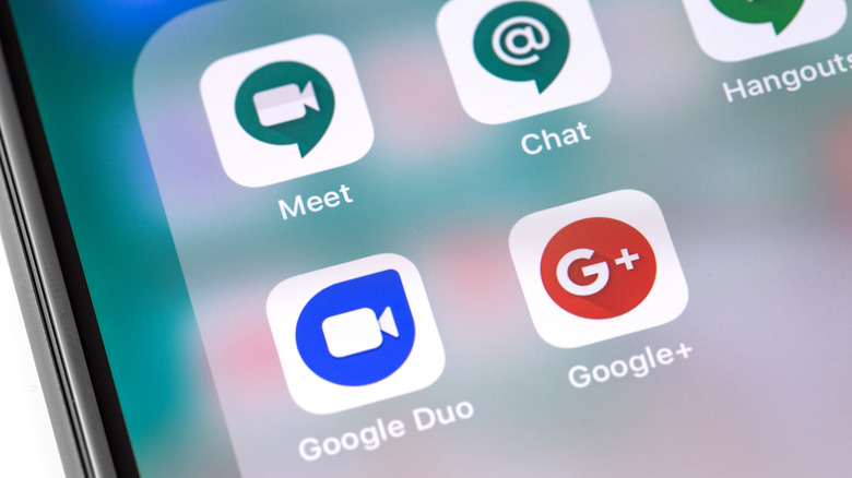 Google Duo and Meet Icons