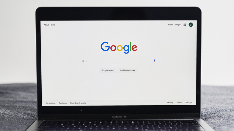 Google search laptop