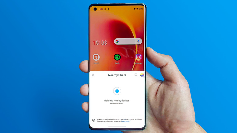 Nearby Share on Android smartphone