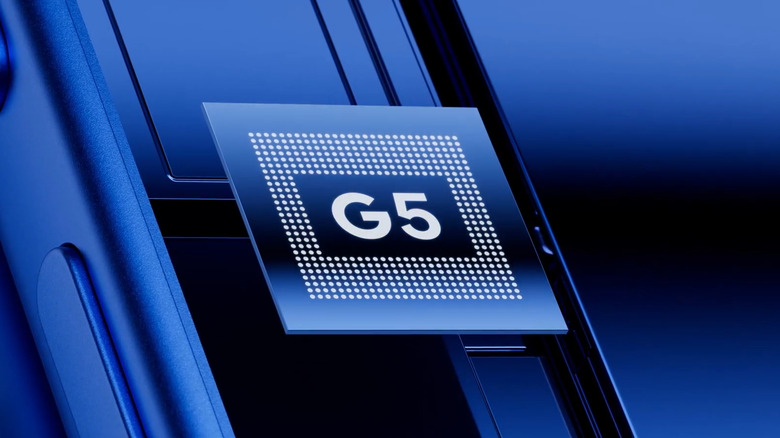 A visualization of a chipset with the code G5 on it.