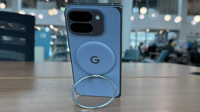 Google Pixel 10 Pro Fold on a table
