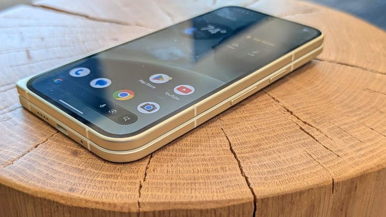 Google Pixel 10 Pro Fold on a table