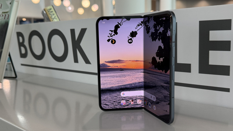 Google Pixel 10 Pro Fold on a table